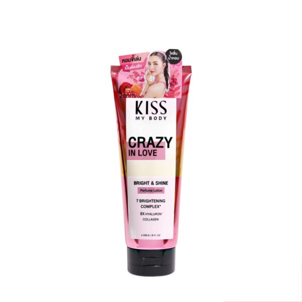 KISS MY BODY Bright Shine Perfume Lotion Crazy in love 226g لوشن عطري للجسم