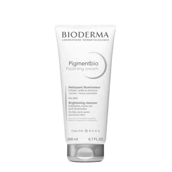 BIODERMA Pigmentbio Foaming cream 200ml منظف ​​مقشر يومي لتفتيح البشرة