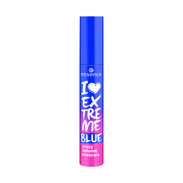 ESSENCE I LOVE EXTREME BLUE crazy volume mascara ايسنس ماسكارا زرقاء