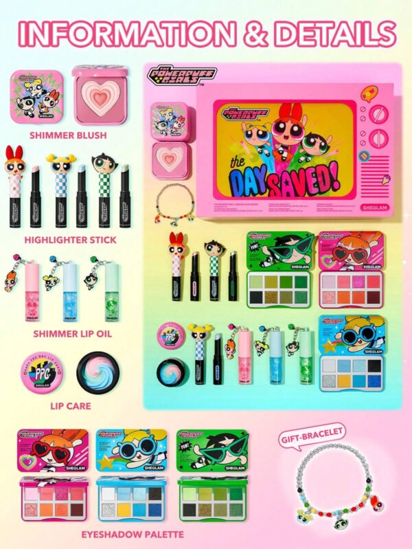 The Powerpuff Girls X SHEGLAM Collection Set شيغلام X فتيات القوة سيت