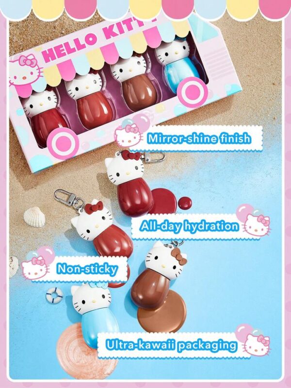 Hello Kitty｜SHEGLAM Poolside Perfection Lip Gloss Set هيلو كيتي x شيغلام سيت ملمعات شفاه