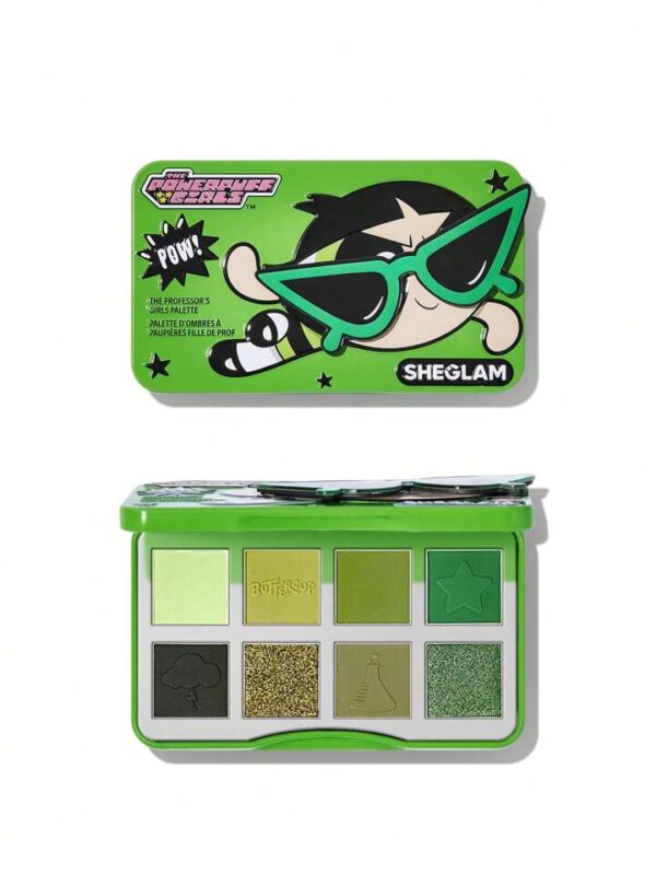 The Powerpuff Girls X SHEGLAM The Professor'S Girls Palette Toughest Fighter شيغلام x فتيات القوة باليت ظلال عيون