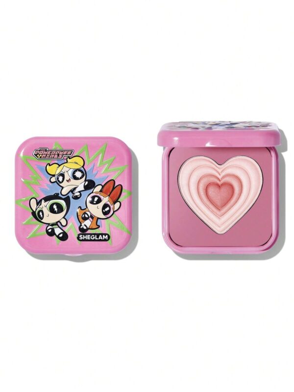 The Powerpuff Girls X SHEGLAM Tough Love Shimmer Blush-Utonium شيغلامx فتيات القوة احمر خدود