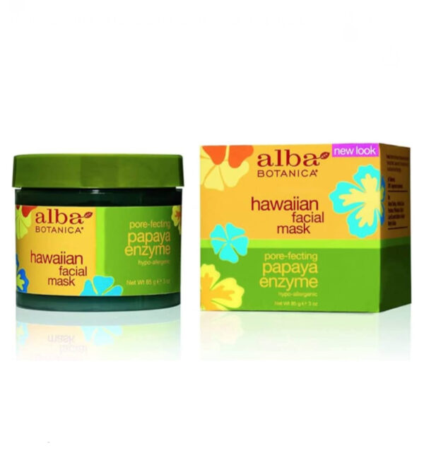 Alba Botanica Hawaiian Facial Mask, Papaya Enzyme 58g البا ماسك للوجه