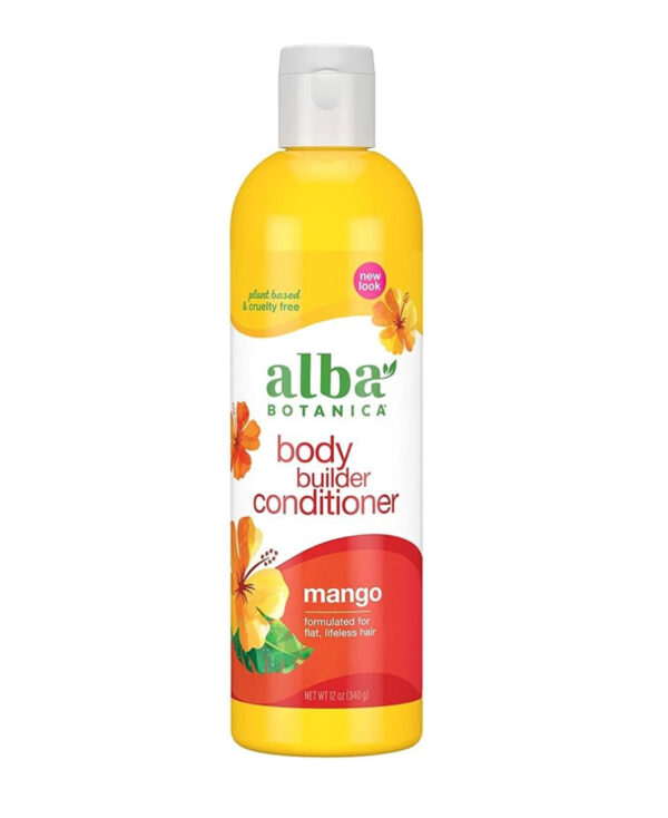 Alba Botanica Body Builder Conditioner, Mango البا بلسم شعر بالمانغو