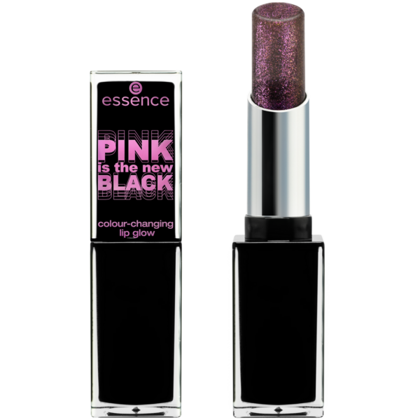 ESSENCE PINK NEW BLACK COLOUR CHANGING LIP GLOW 01 ايسنس ملمع شفاه