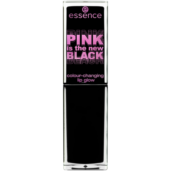 ESSENCE PINK NEW BLACK COLOUR CHANGING LIP GLOW 01 ايسنس ملمع شفاه