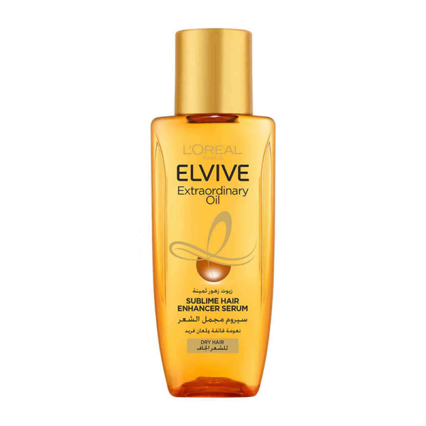 L,Oreal Paris Elvive Extraordinary Hair Nourishing Oil For All Hair 50ml لوريال سيروم معالج للشعر الجاف