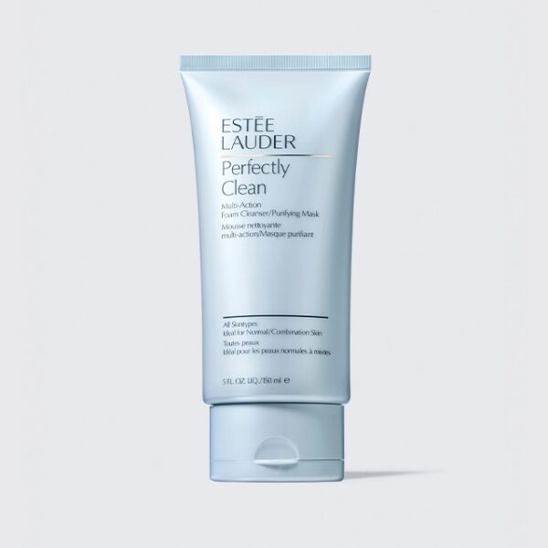 Estée Lauder Perfectly Clean Multi-Action Foam Cleanser/Purifying Mask 150ml منظف ​​رغوي متعدد المفعول/قناع منقي