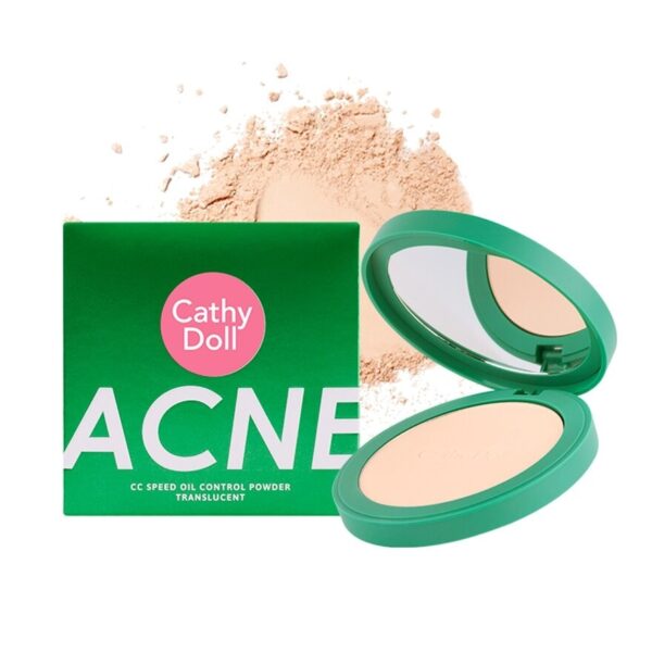 Cathy Doll Acne CC Speed Oil Control Powder Translucent  كاثي دول سي سي باودر