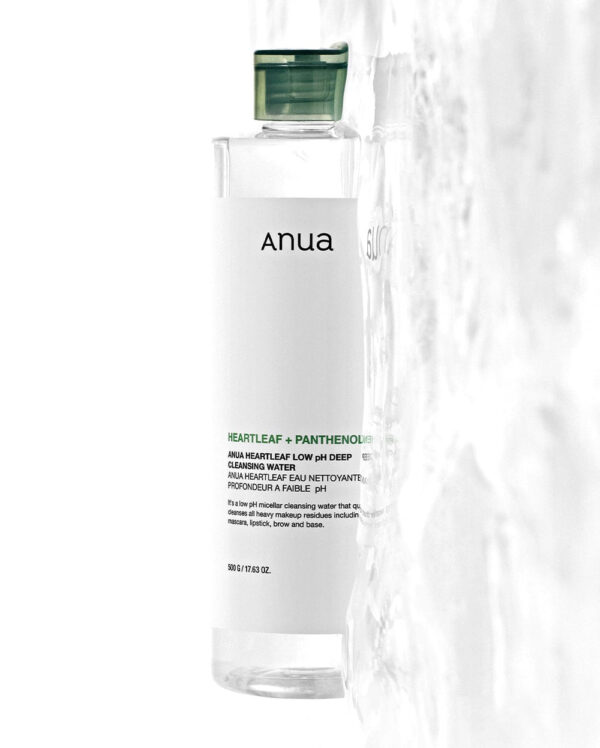 Anua - Heartleaf Low pH Deep Cleansing Water انوا ماء التنظيف العميق ذو درجة حموضة منخفضة من هارت ليف - Image 4