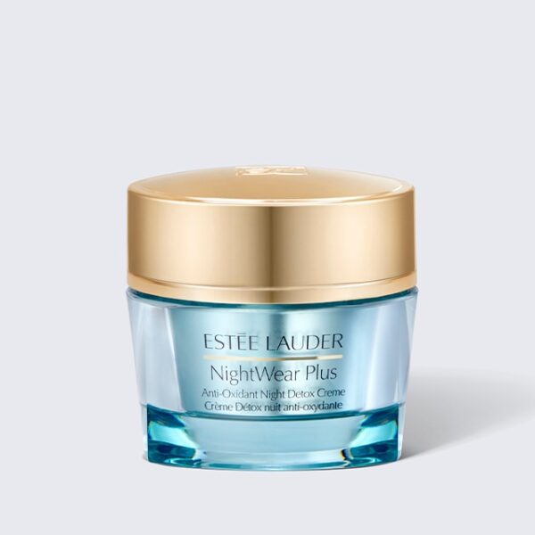 Estée Lauder NightWear Plus Moisturizer Anti-Oxidant Night Detox Creme مرطب نايت وير بلس كريم التخلص من السموم الليلي المضاد للأكسدة