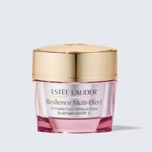 Estée Lauder Resilience Multi-Effect Moisturizer Tri-Peptide Face and Neck Creme SPF 15 كريم ثلاثي الببتيد للوجه والرقبة بعامل حماية من الشمس SPF 15