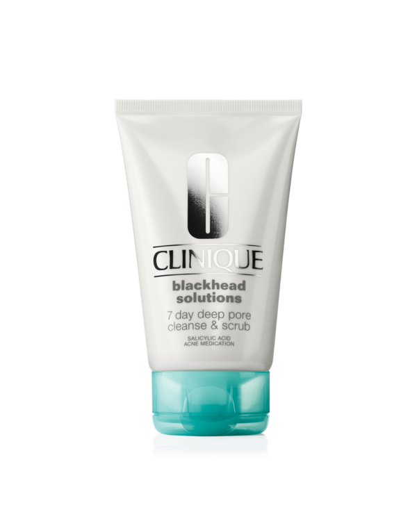 CLINIQUE Blackhead Solutions 7 Day Deep Pore Cleanse & Scrub حلول الرؤوس السوداء لتنظيف المسام