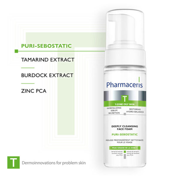 Pharmaceris T DEEPLY CLEANSING FACE FOAM فارماسيريس تي رغوة تنظيف الوجه بعمق