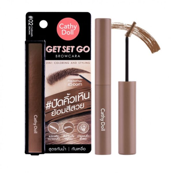 CATHY DOLL GET SET GO BROWCARA كاثي دول ماسكارا حواجب