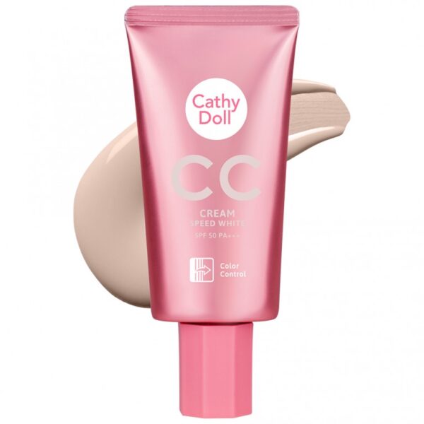 CATHY DOLL SPEED WHITE CC CREAM SPF50 PA+++ 50ML كاثي دول سبيد وايت CC كريم