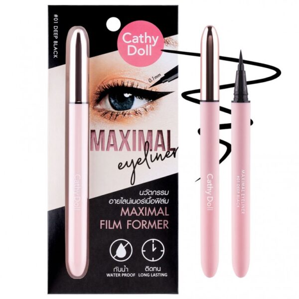 CATHY DOLL MAXIMAL EYELINER كاثي دول ايلاينر اسود