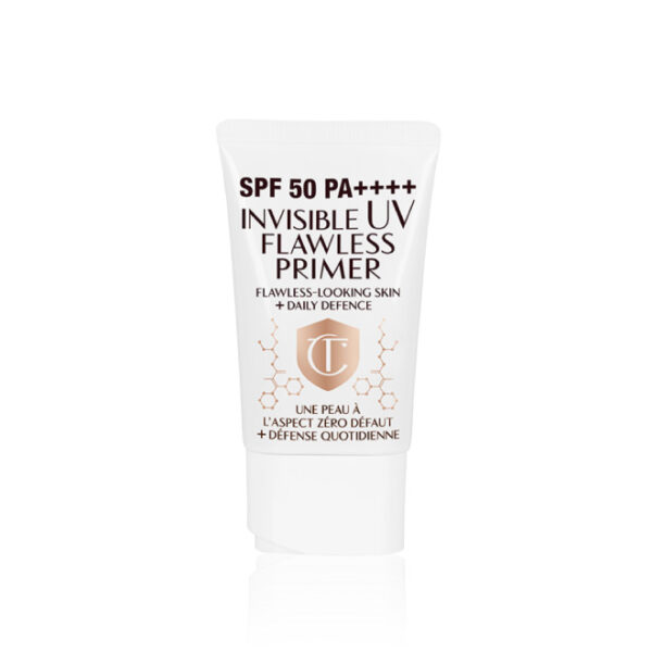 CHARLOTTE TILBURY INVISIBLE UV FLAWLESS PRIMER SPF 50 تشارلوت برايمر مع عامل حماية من الشمس