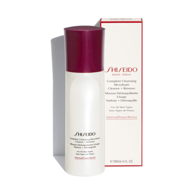 SHISEIDO Complete Cleansing Microfoam 180ml شيسيدو غسول رغوي للبشرة