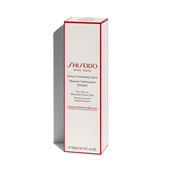 SHISEIDO Deep Cleansing Foam For Oily To Blemish - Prone Skin 125ml شيسيدو غسول رغوي للبشرة الدهنية المعرضة للبقع