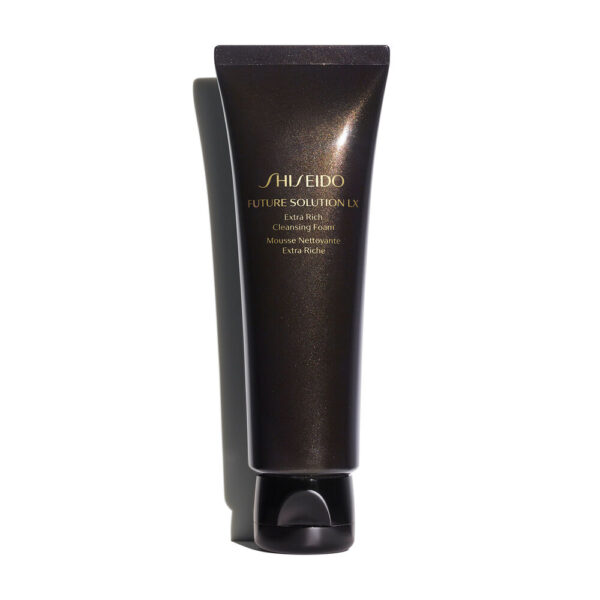 SHISEIDO FUTURE SOLUTION LX Extra Rich Cleansing Foam 125ml غسول بفعالية تنظيف قسوة للبشرة