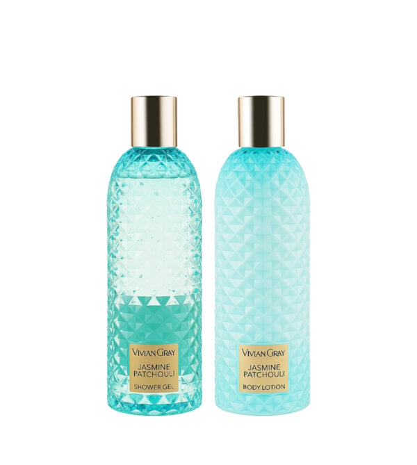 Vivian Grey Jasmine & Patchouli Set 300ml فيفيان جراي شاور جل ولوشن سيت