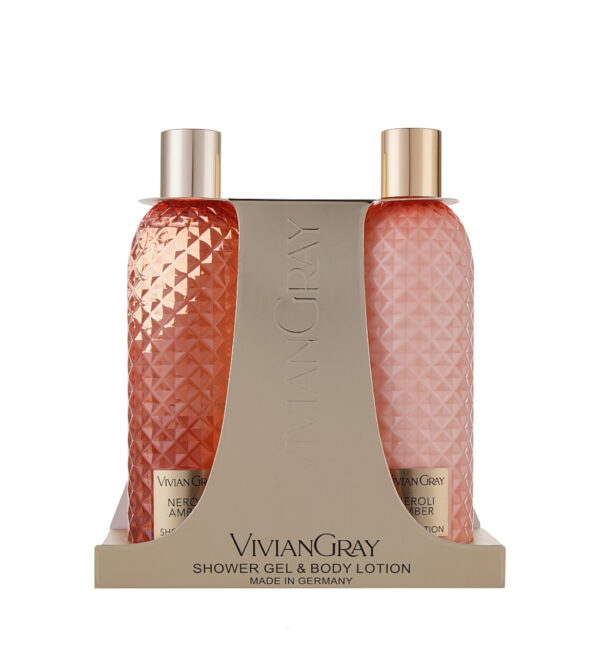 Vivian Grey Neroli & Amber Set 300ml فيفيان جراي سيت لوشن وجل استحمام