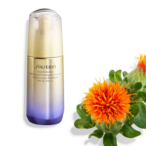 SHISEIDO VITAL PERFECTION Uplifting and Firming Day Emulsion SPF30 PA+++ 75ml شيسيدو كريم نهاري لشد البشرة والحماية من أشعة الشمس