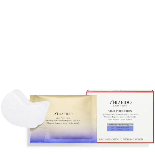 SHISEIDO VITAL PERFECTION Uplifting and Firming Express Eye Mask (2X12)شيسيدو ماسك للعين