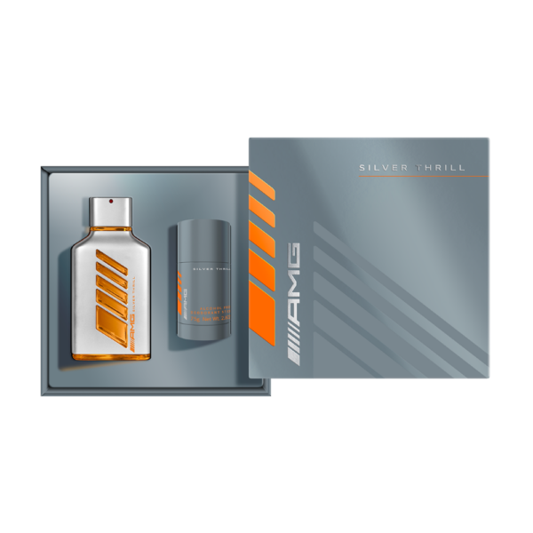 Mercedes-Benz Man AMG Silver Thrill giftset مرسيدس سيت للرجال