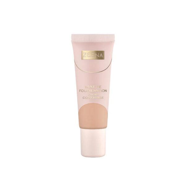 ZEENA MATTE FOUNDATION HIGH COVERAGE - 25ML | زينة كريم أساس مات بتغطية عالية