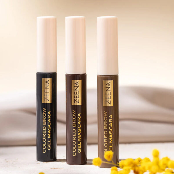 ZEENA COLORED BROW GEL MASCARA 3ML زينة جل تصفيف الحواجب مع لون