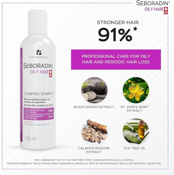 SEBORADIN OILY HAIR Shampoo for Greasy Hair 400 ml سيبورادين شامبو للشعر الدهني - Image 2