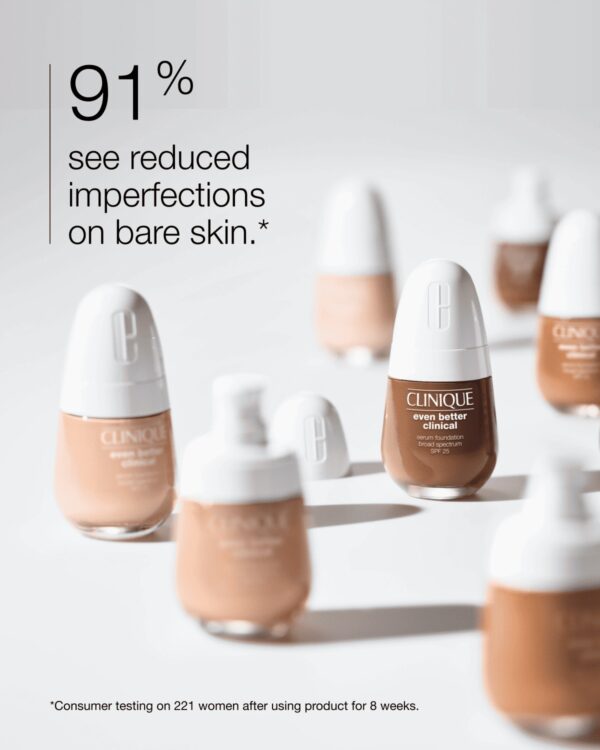 CLINIQUE Even Better Clinical Serum Foundation Broad Spectrum SPF 25 كلينك سيروم كريم أساس بنسبة حماية من أشعة الشمس