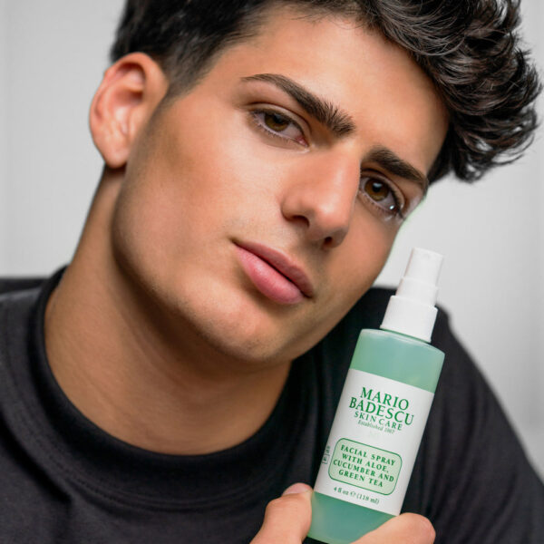 MARIO BADESCU FACIAL SPRAY WITH ALOE, CUCUMBER AND GREEN TEA 59ml رذاذ للوجه بالصبار والخيار والشاي الأخضر