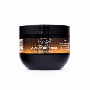 6. ZERO TAKE OVER – ABSOLUTE RICH & SHINE Mask for dry and dull hair 500ml ماسك للشعر الجاف