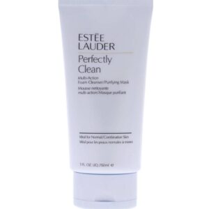 Estée Lauder Perfectly Clean Multi-Action Foam Cleanser/Purifying Mask For Normal & Combination Skin150ml منظف رغوي متعدد المفعول/قناع منقي