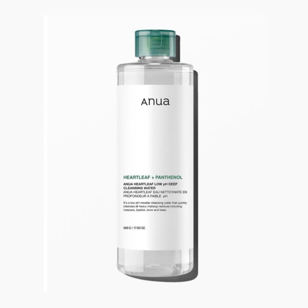 Anua - Heartleaf Low pH Deep Cleansing Water انوا ماء التنظيف العميق ذو درجة حموضة منخفضة من هارت ليف