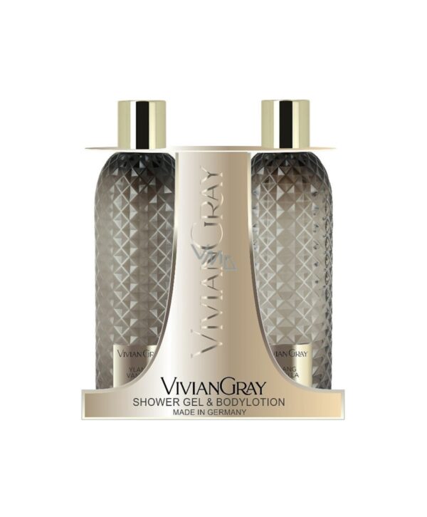 Vivian Gray Ylang and Vanilla luxury shower gel 300 ml + luxury body lotion فيفيان جراي سيت لوشن وجل استحمام