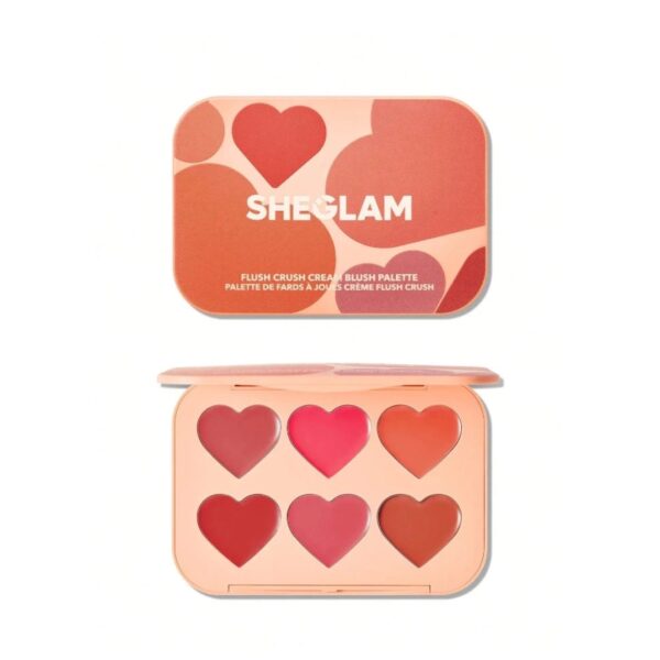 SHEGLAM FLUSH CRUSH CREAM BLUSH PALETTECottage Core Garden شيكلام باليت أحمر خدود