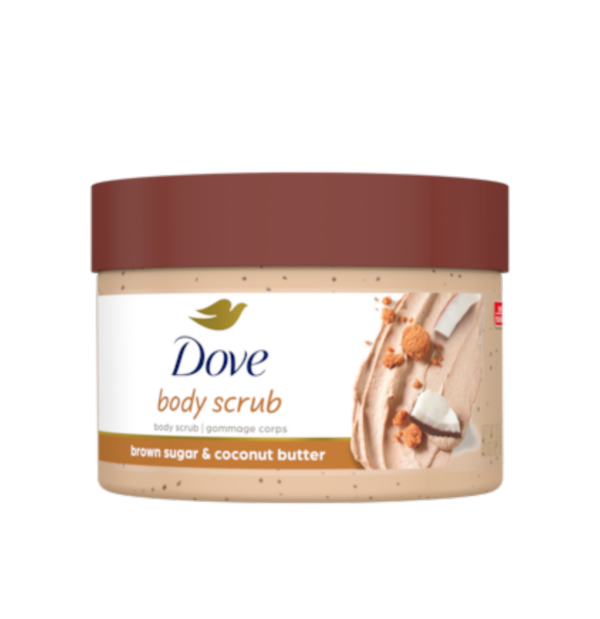 DOVE Brown Sugar & Coconut Butter Deep Exfoliating Body Scrub دوف مقشر عميق للجسم بالسكر البني وزبدة جوز الهند