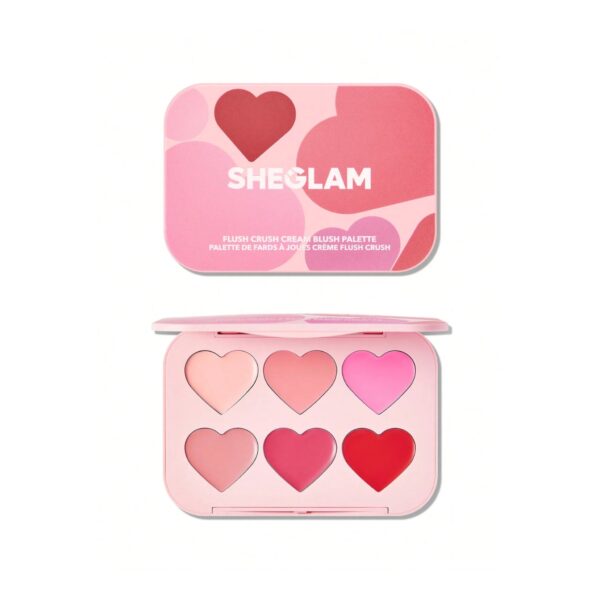 SHEGLAM FLUSH CRUSH CREAM BLUSH PALETTECottage Blushing Bouquet شيكلام باليت أحمر خدود