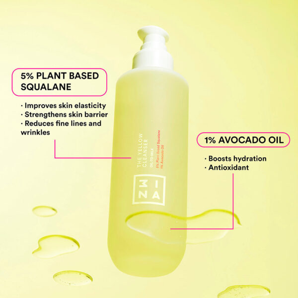 3INA THE YELLOW Oil to Milk Facial Cleanser غسول زيتي للبشرة