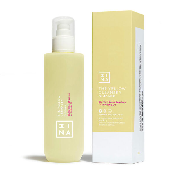 3INA THE YELLOW Oil to Milk Facial Cleanser غسول زيتي للبشرة