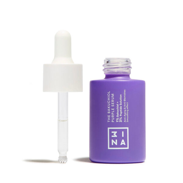 3INA THE BAKUCHIOL PURPLE SERUM سيروم الإشراقة للبشرة