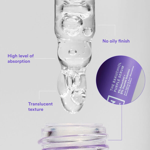 3INA THE BAKUCHIOL PURPLE SERUM سيروم الإشراقة للبشرة