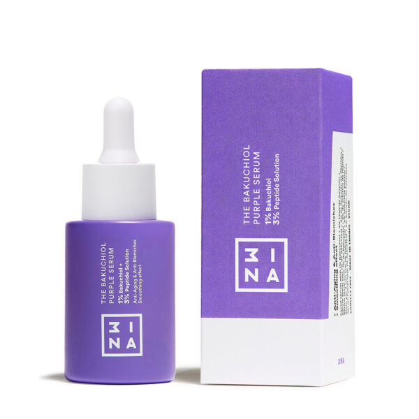 3INA THE BAKUCHIOL PURPLE SERUM سيروم الإشراقة للبشرة