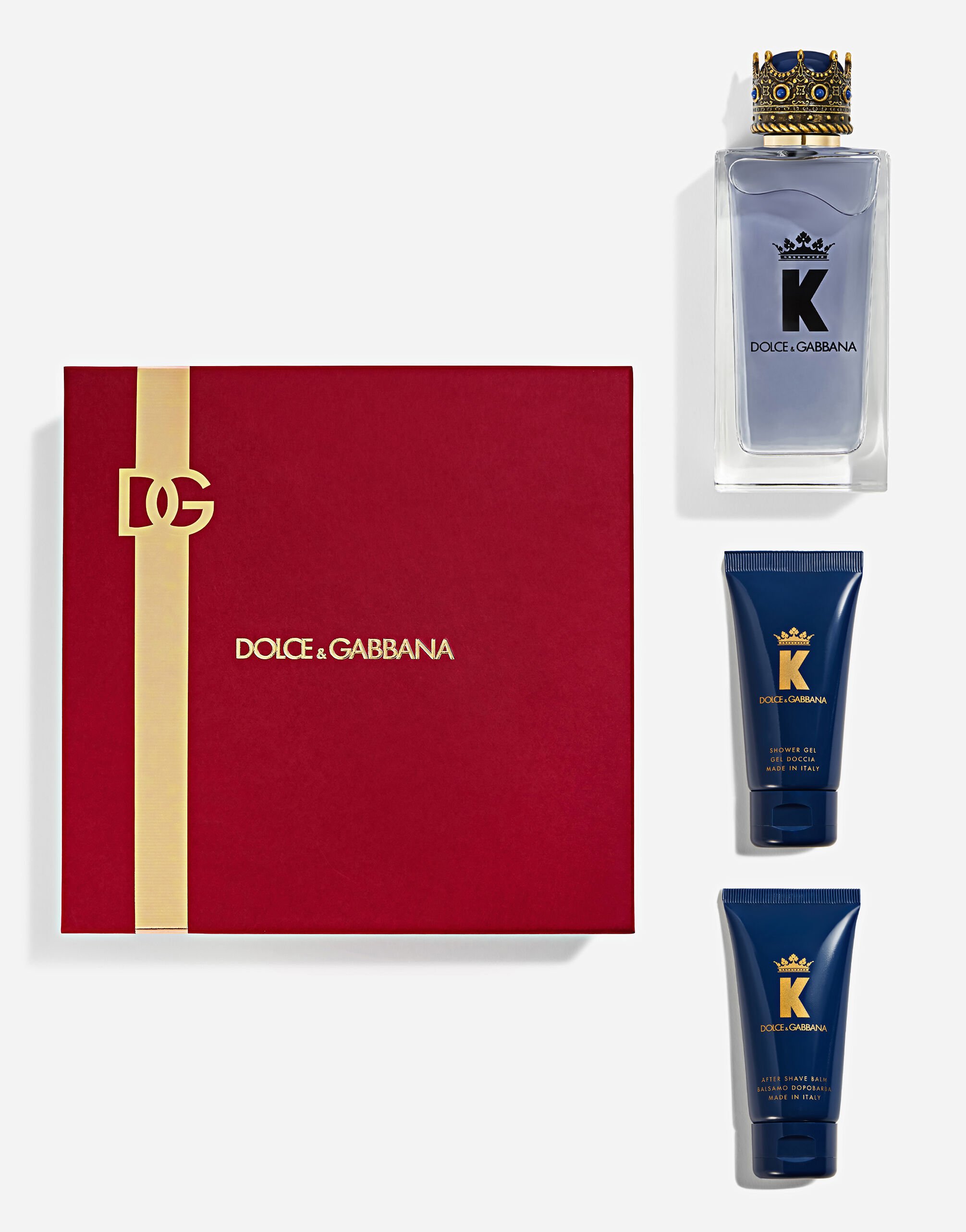 DOLCE &amp; GABBANA K EDT 3-Pc Gift Set مجموعة الهداية للرجال