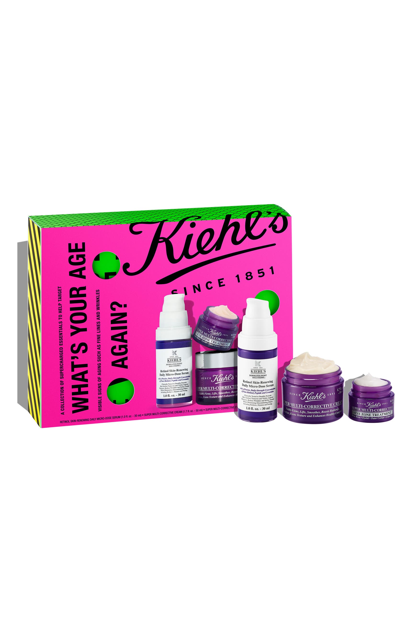 Kiehl's Youth-Boosting Skin Care Gift Set مجموعة العناية بالبشرة